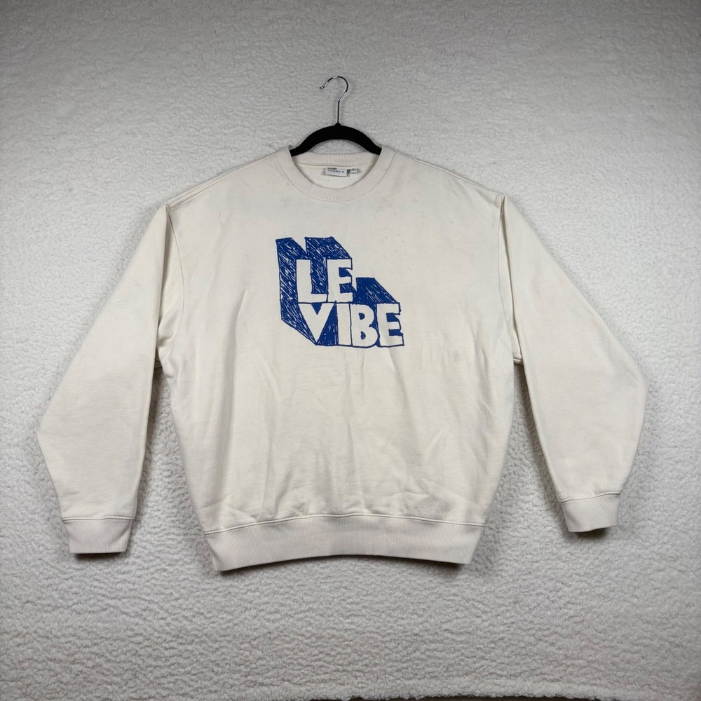 Clare V Le Vibe Sweatshirt Retro 90s Athleisure Casual Gorpcore Relax Womens M